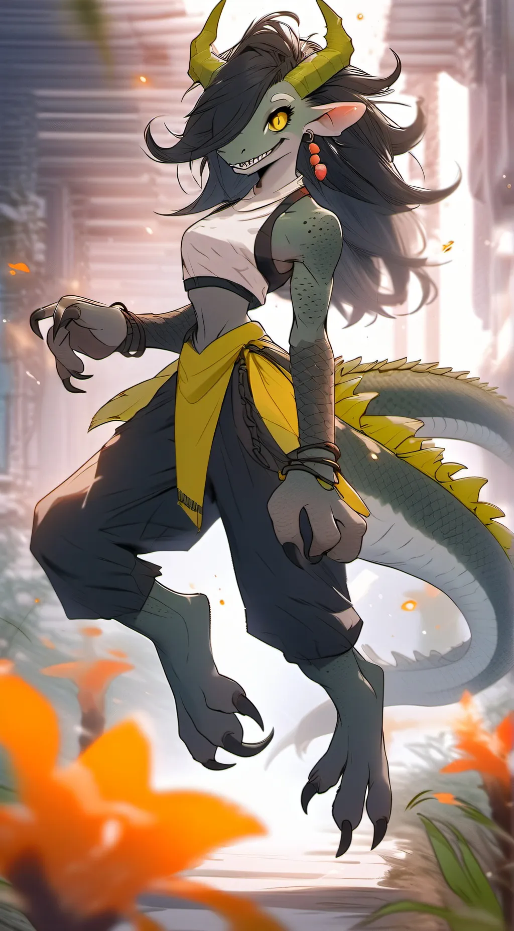 ai character: Grenda background