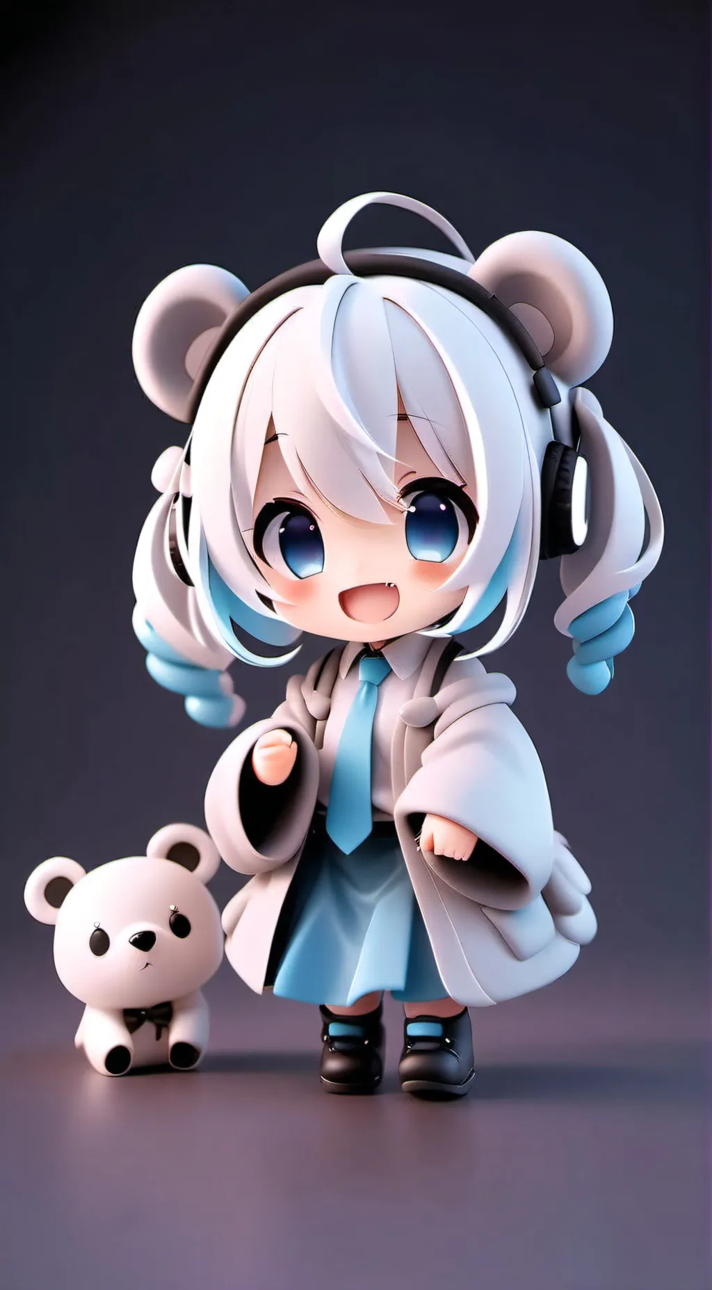 ai character: Snow Miku background
