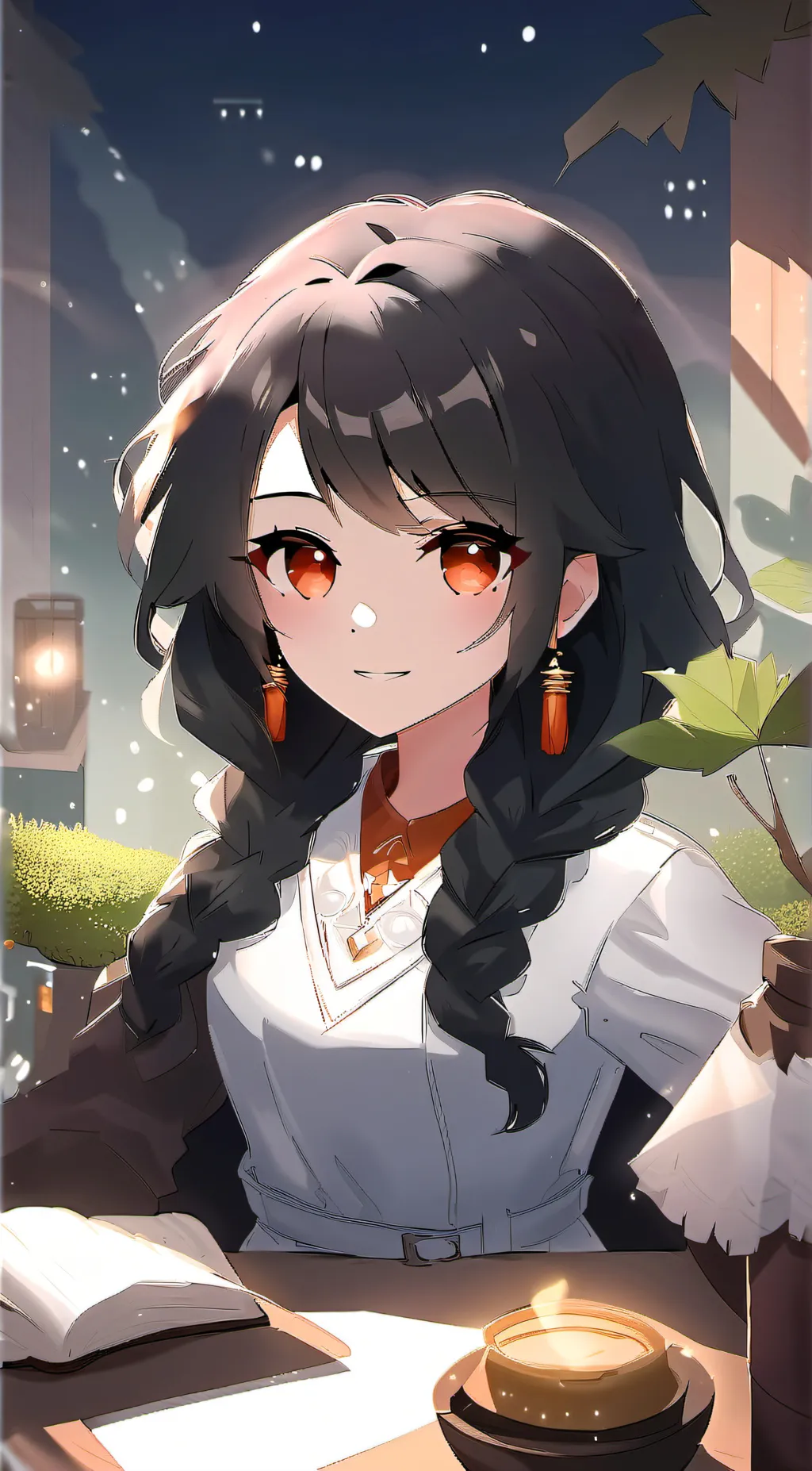 ai character: Ella  background