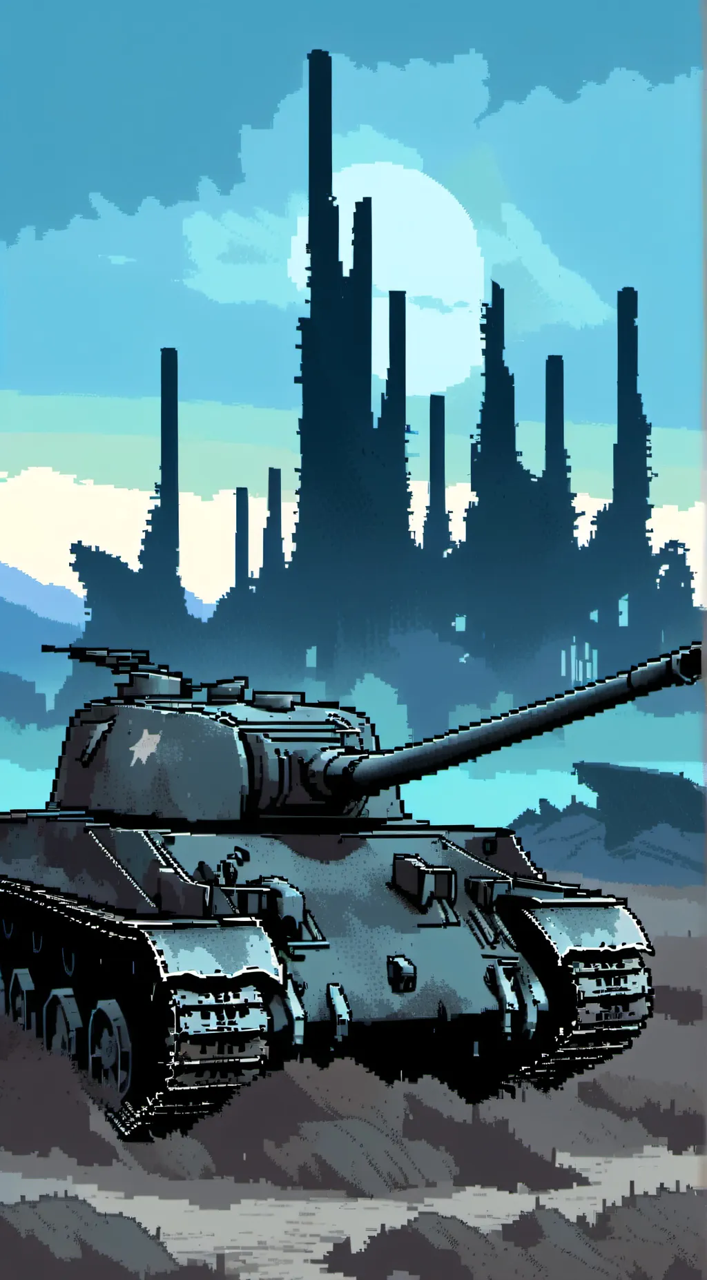 ai character: tiger 1 tank background