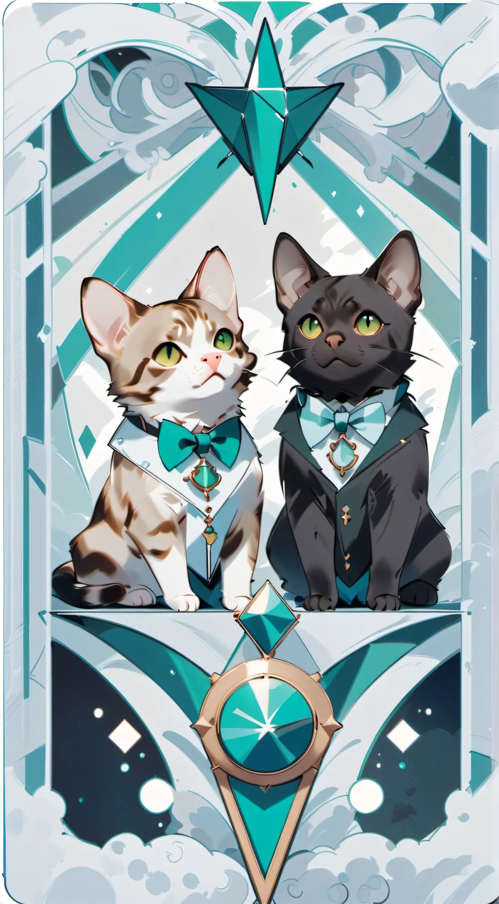 ai character: Warrior cat test background