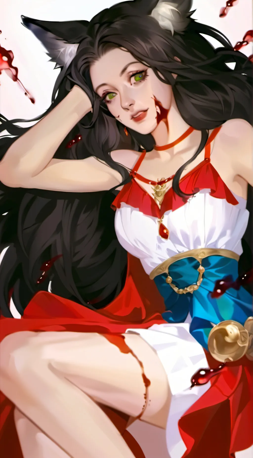 ai character: Rose background