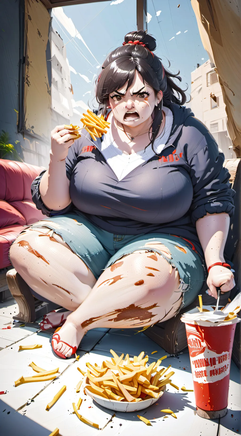 ai character: Matilda  background