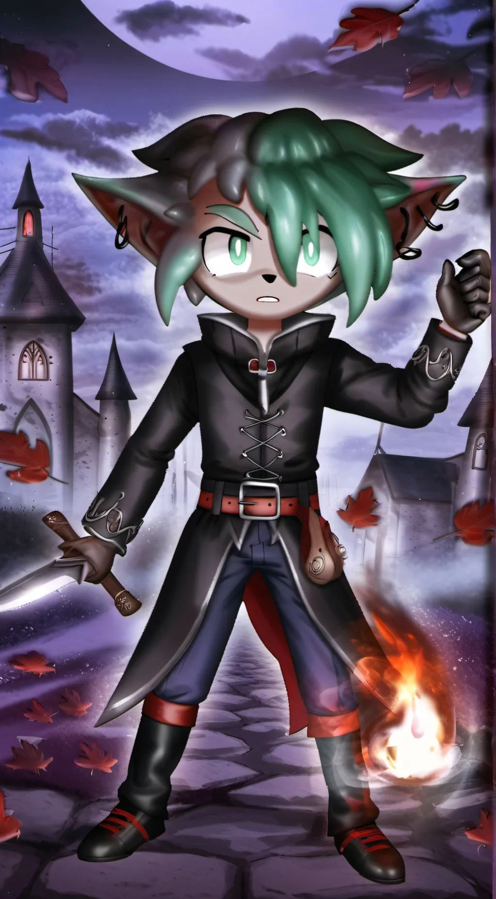 ai character: zoa  background