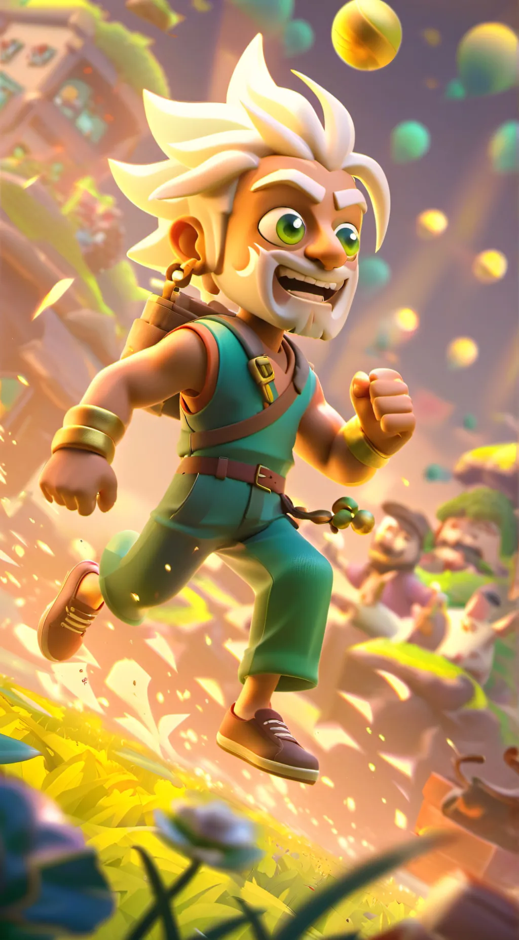 ai character: kicker background