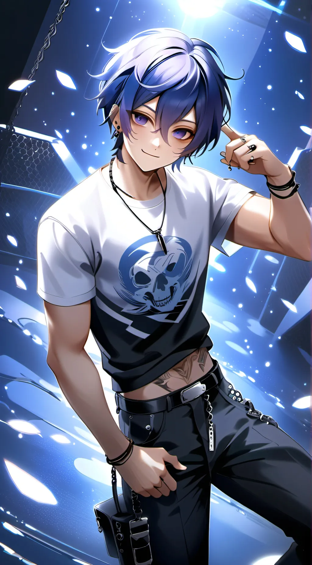 ai character: Manic background