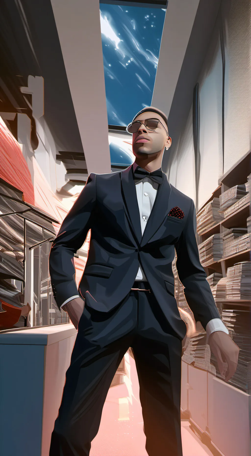 ai character: NLE CHOPPA background