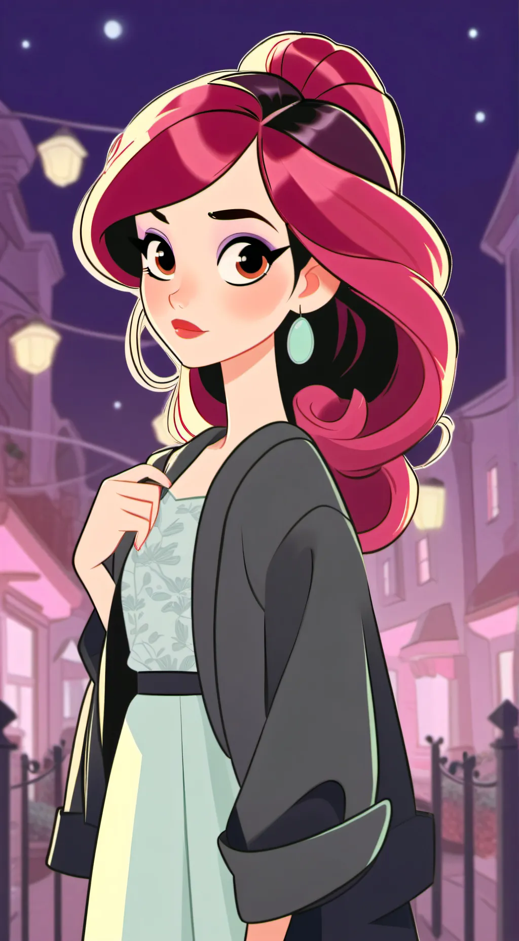 ai character: Ruby background