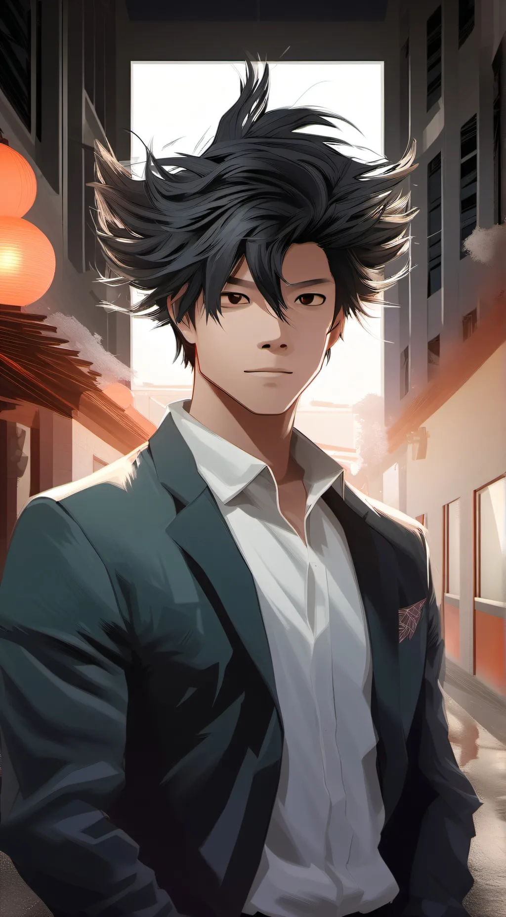 ai character: mha background