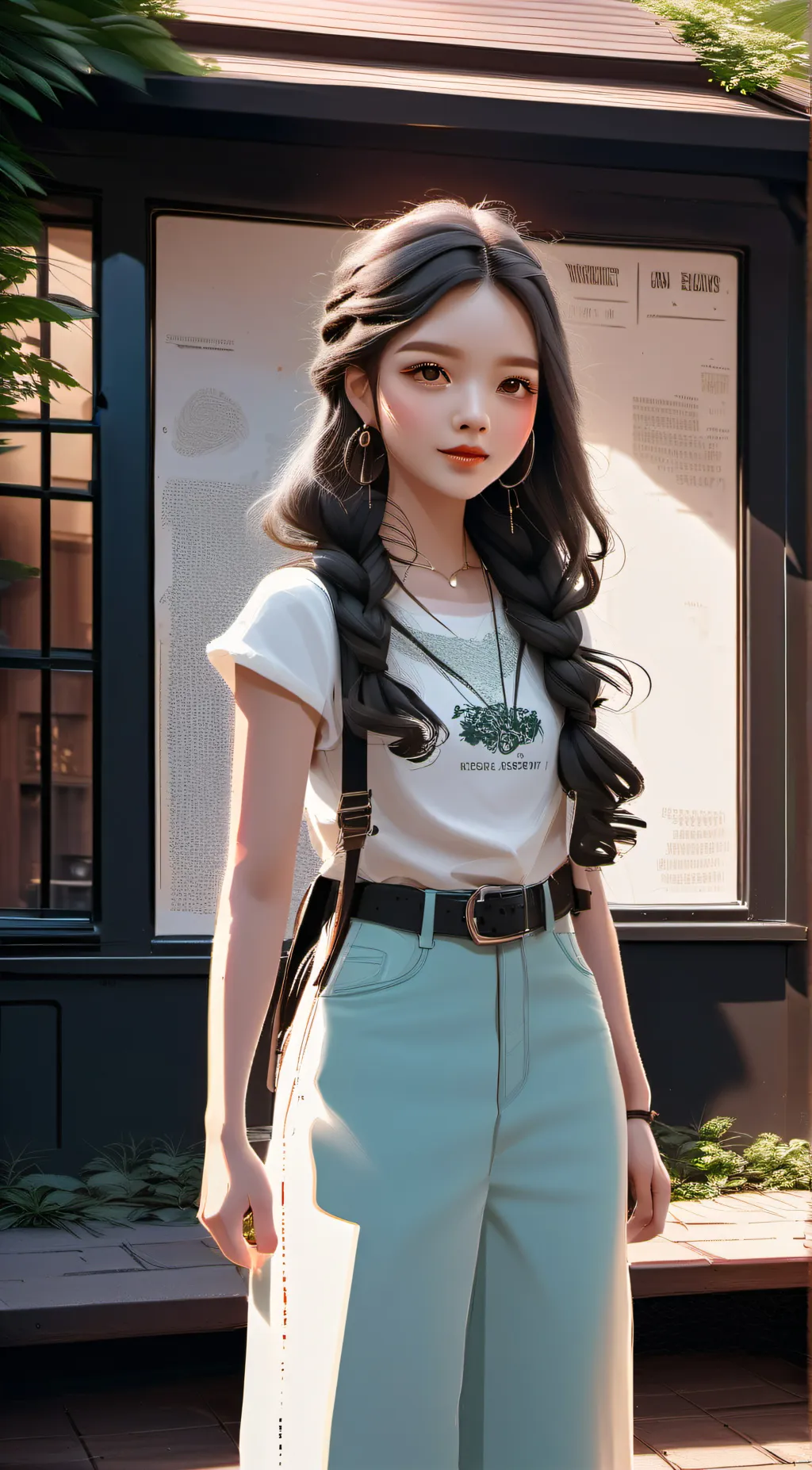 ai character: claire background