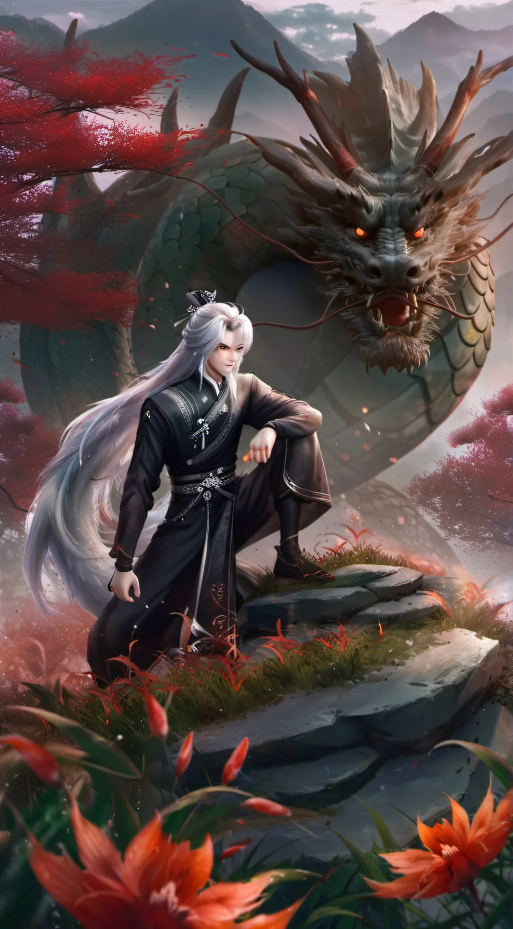 ai character: Sensei ralku background