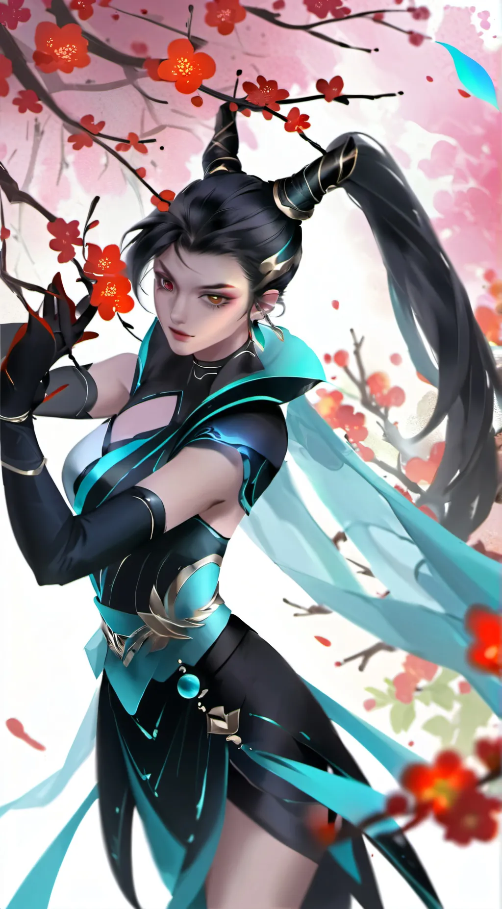 ai character: Hanabi background