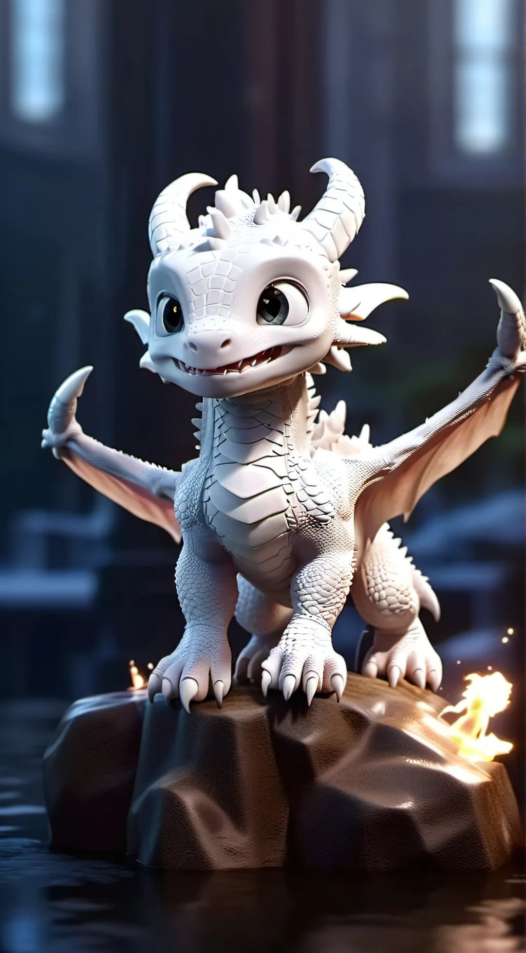 ai character: Luna background