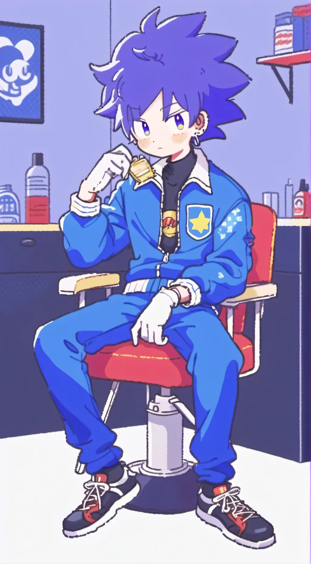 ai character: Sonic  background