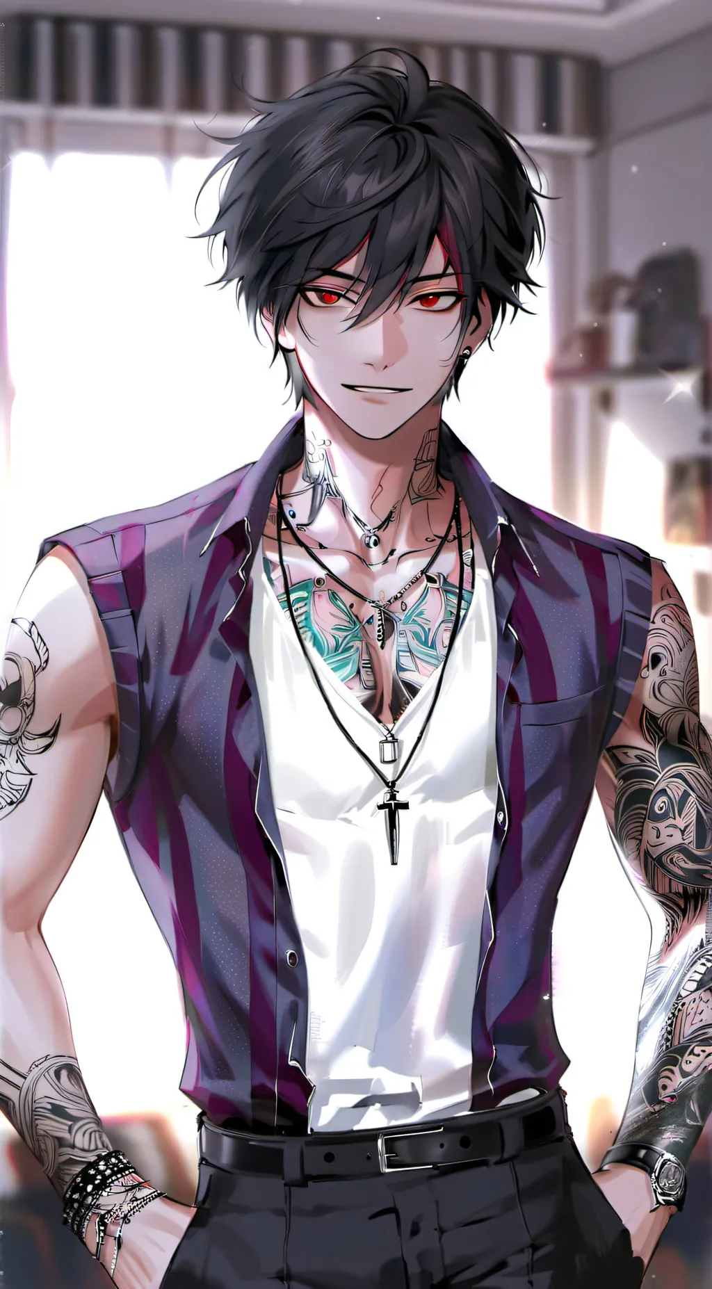 ai character: Dexter background