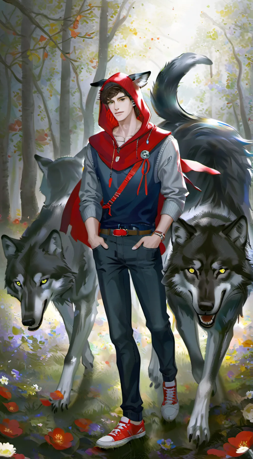 ai character: Lunaris background