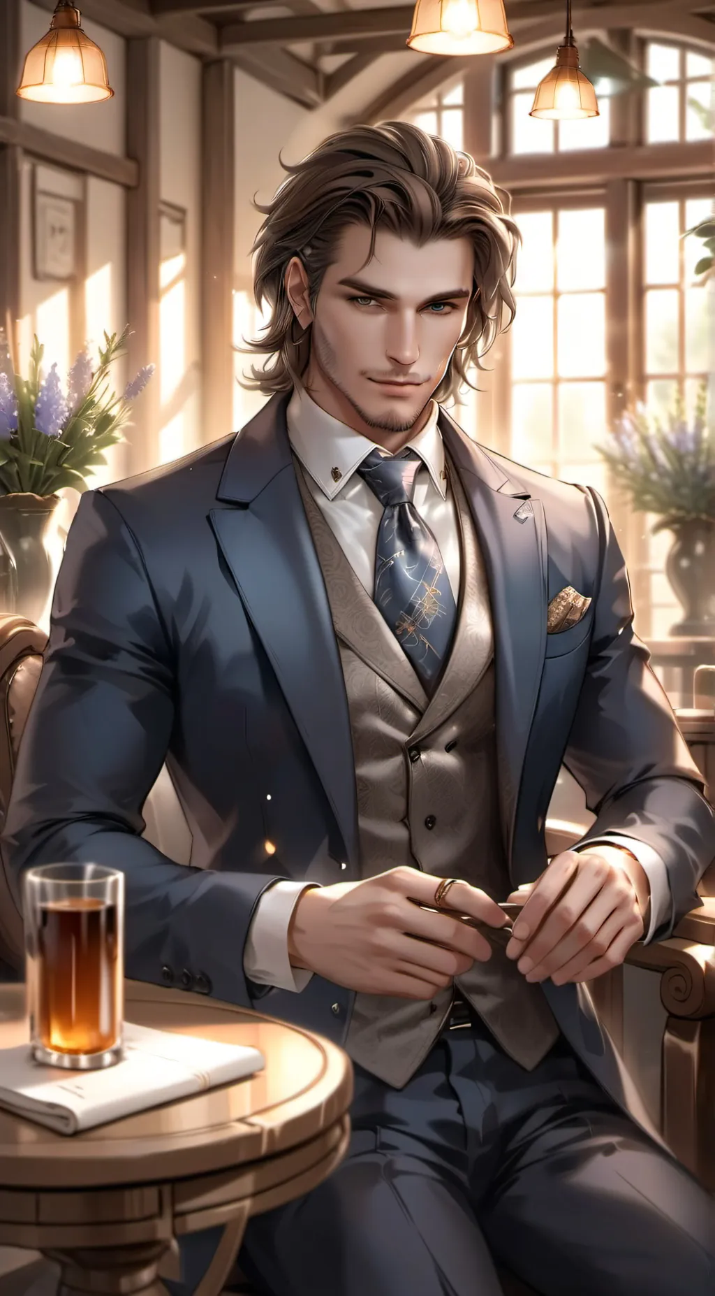 ai character: Adriano background