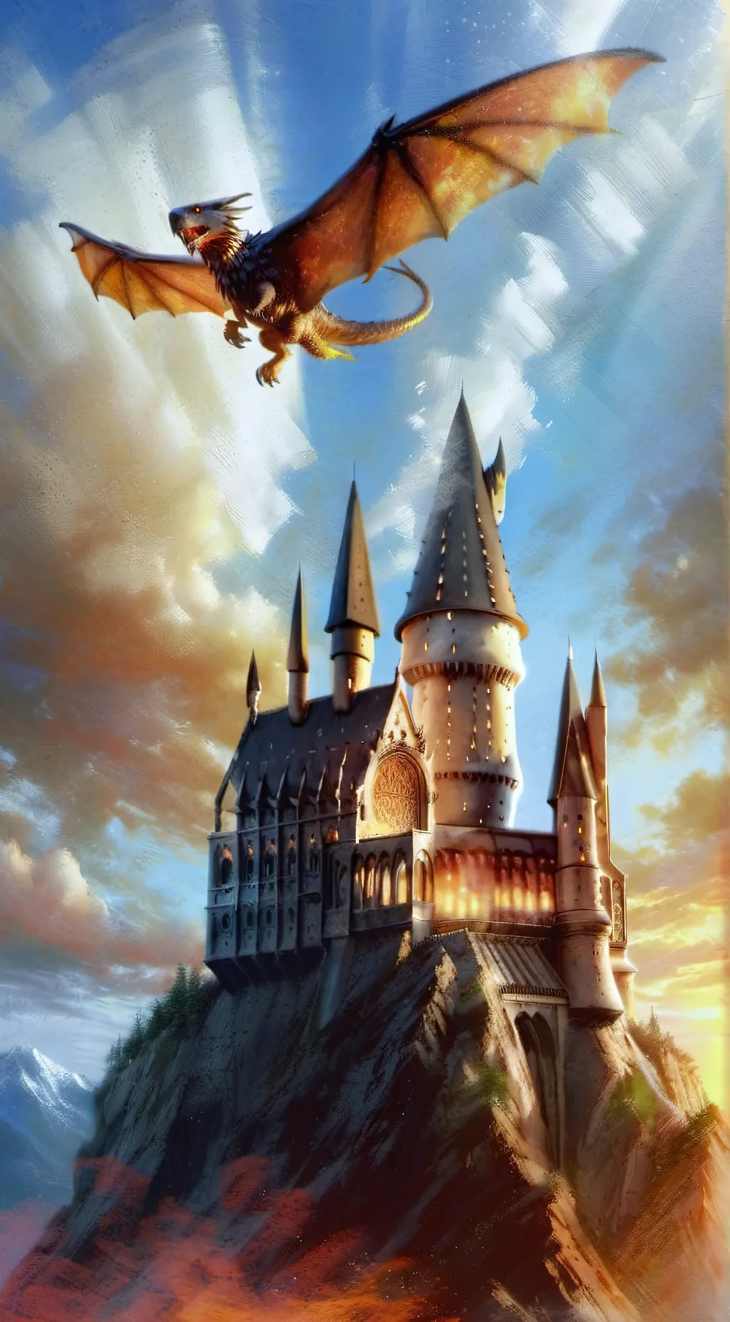 ai character: °•Hogwarts•° background