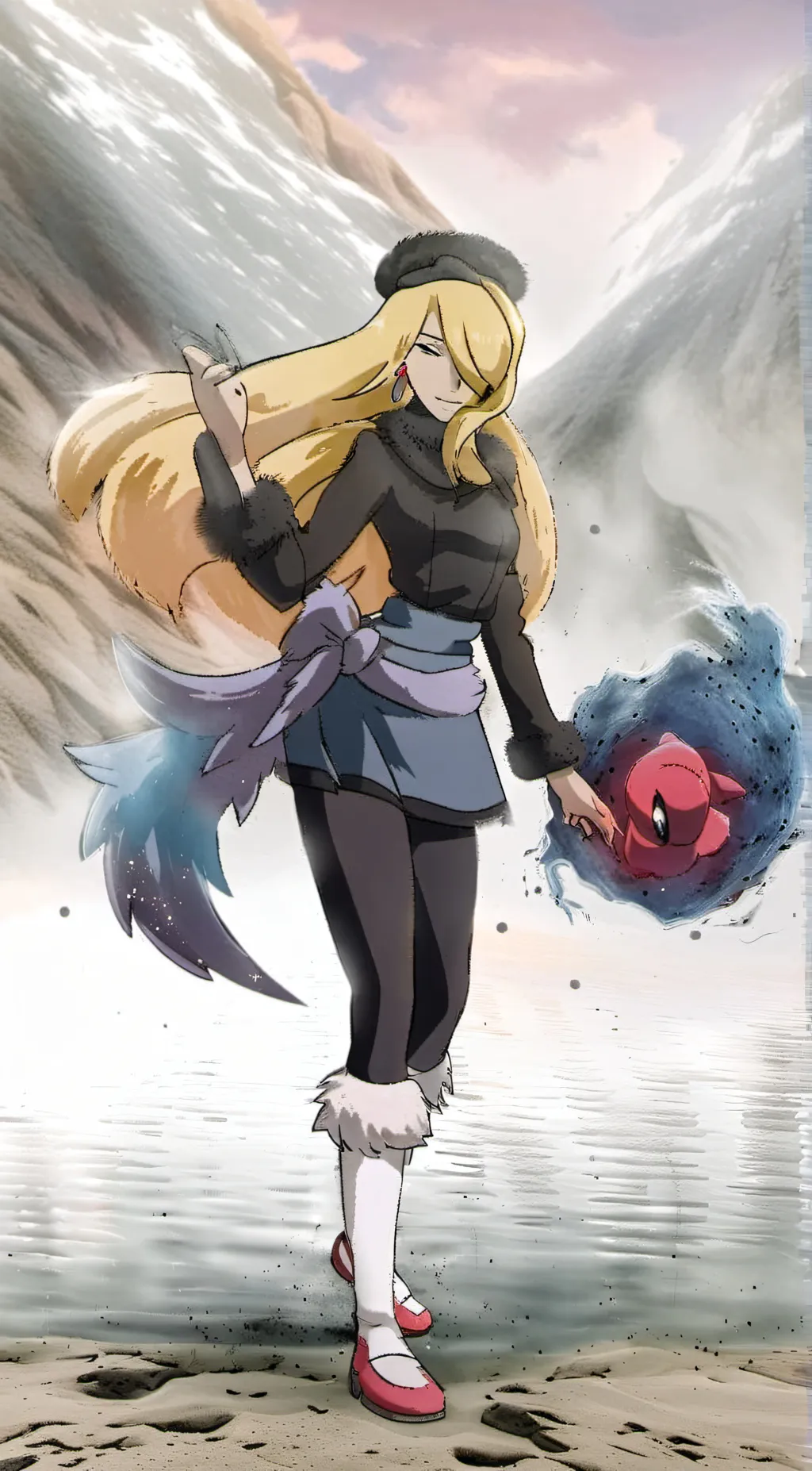 ai character: Cynthia background