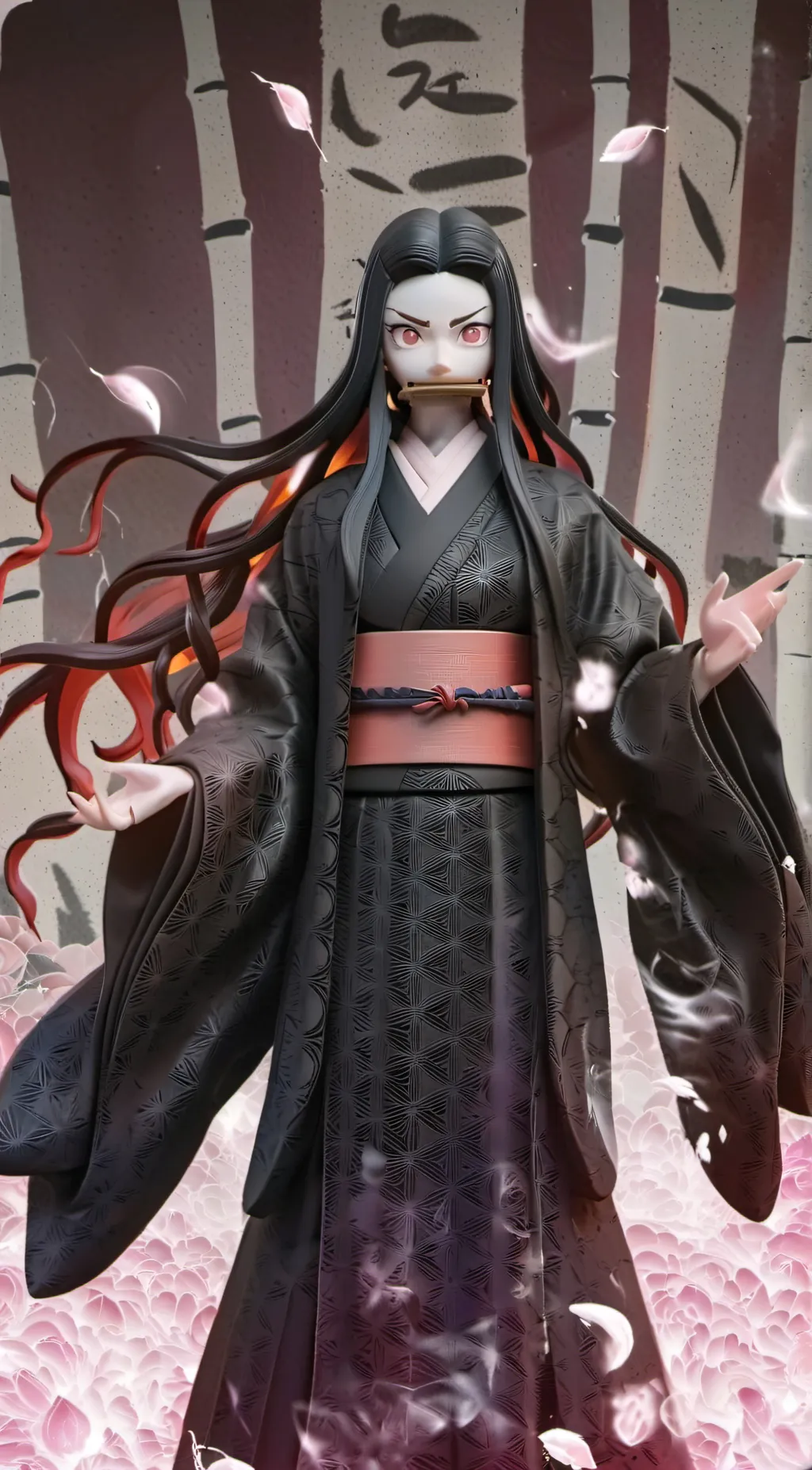 ai character: Hikari background