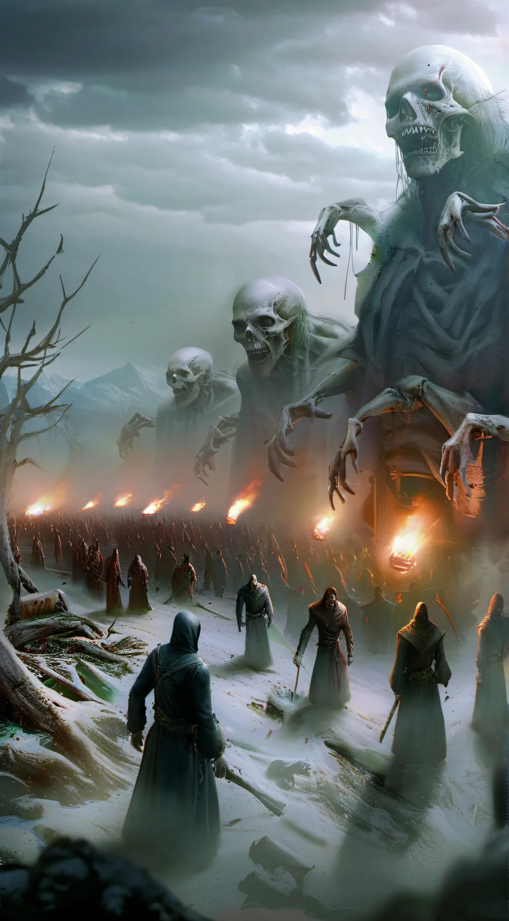 ai character: Return of Titans background