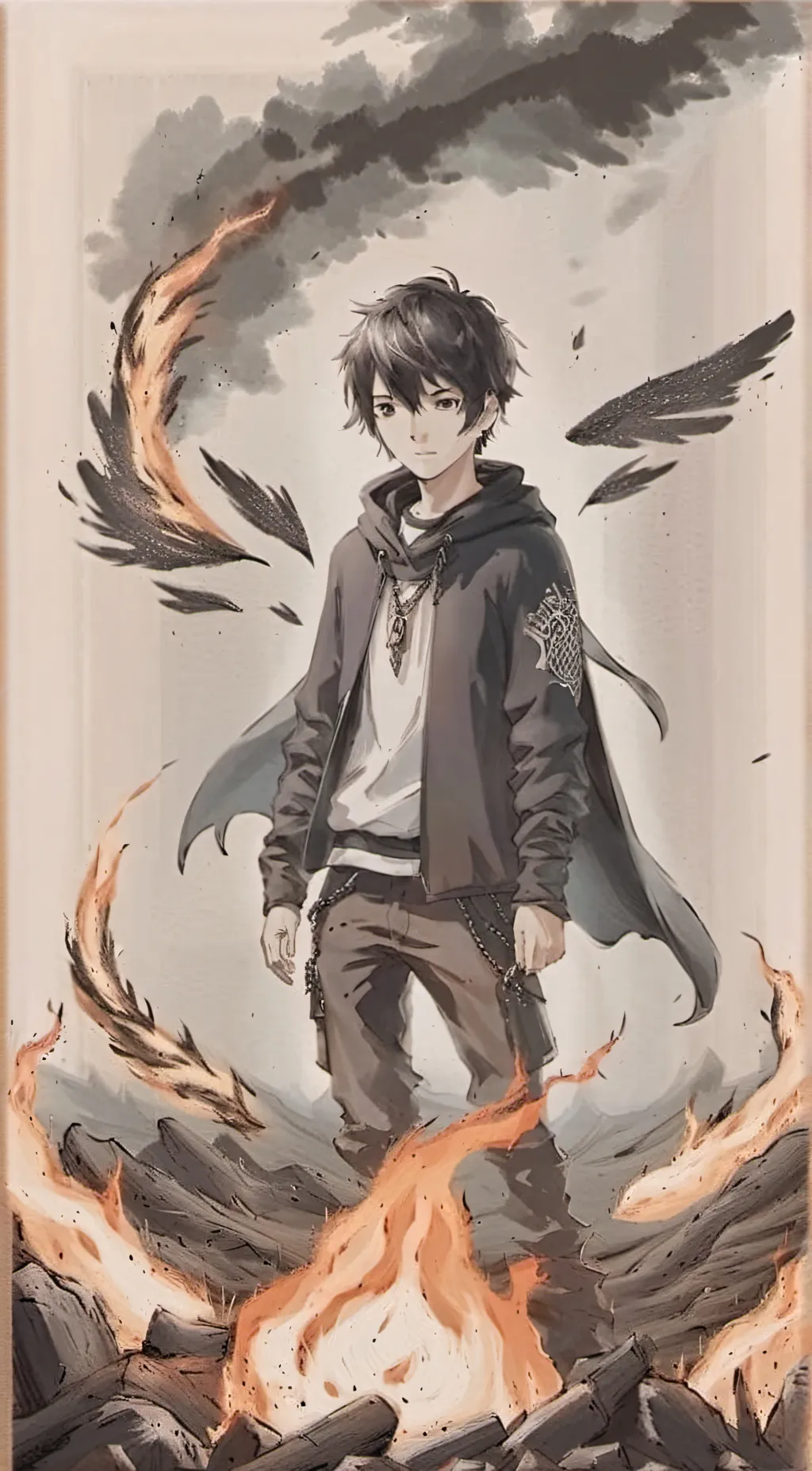 ai character: itchiato background