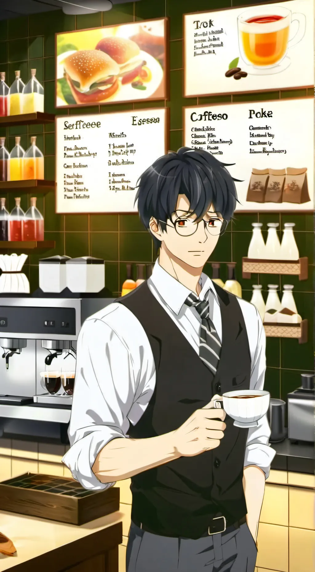 ai character: Alex background