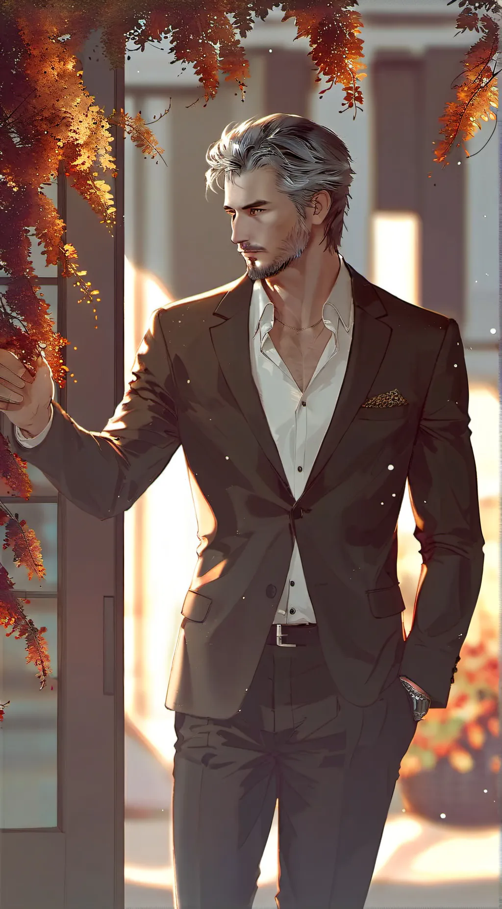 ai character: Damien background