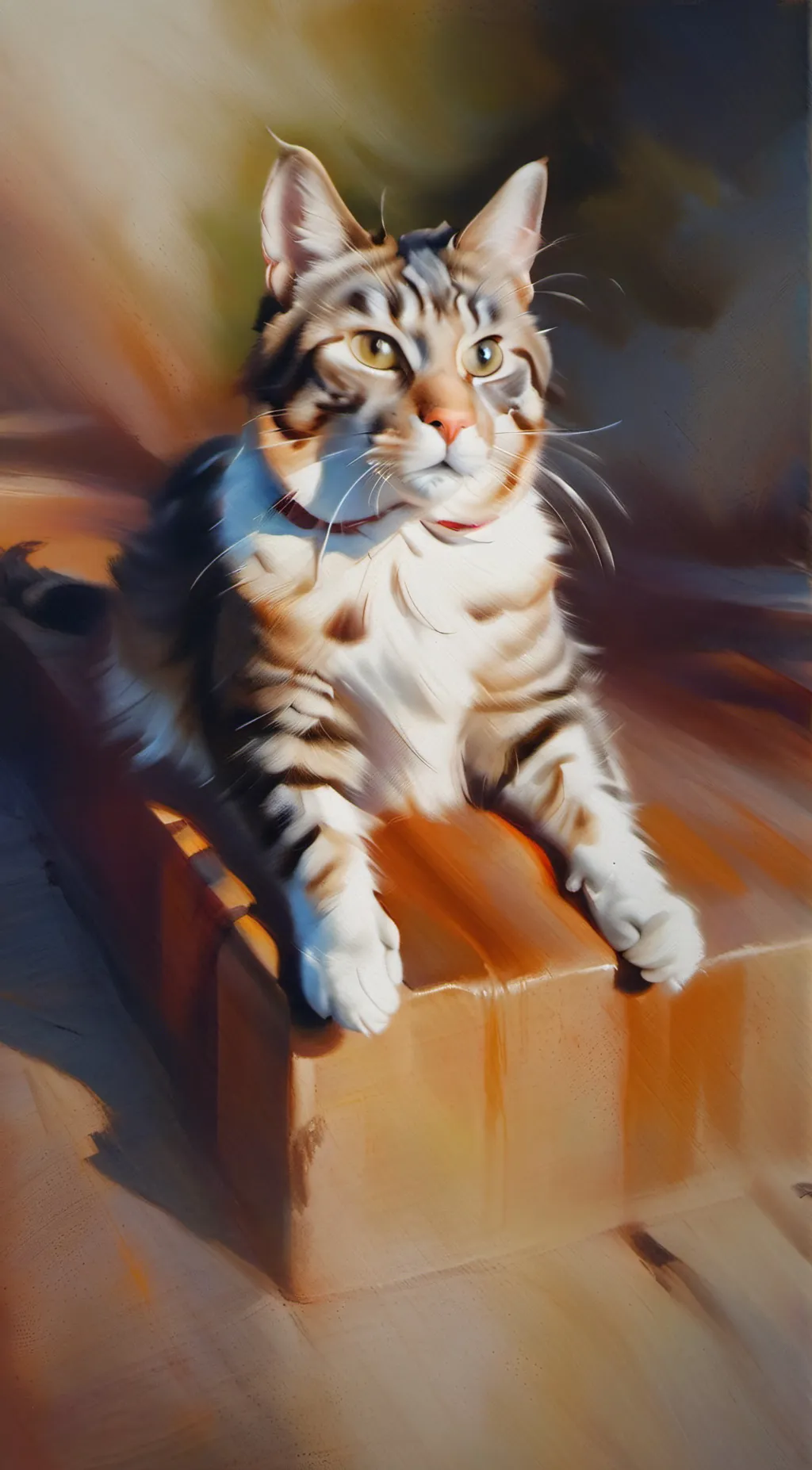 ai character: A VERY COOL CAT 11 background