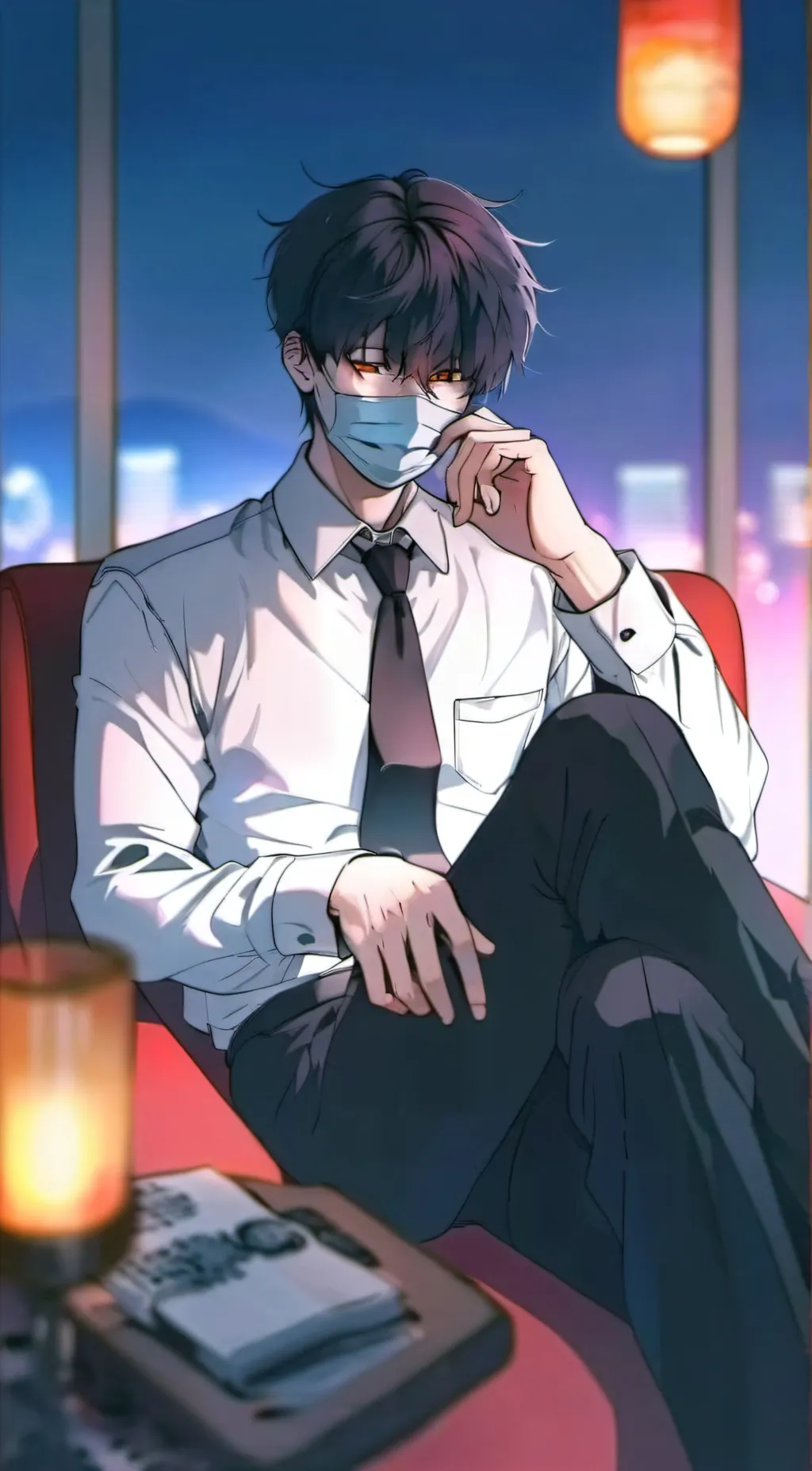 ai character: Leo background