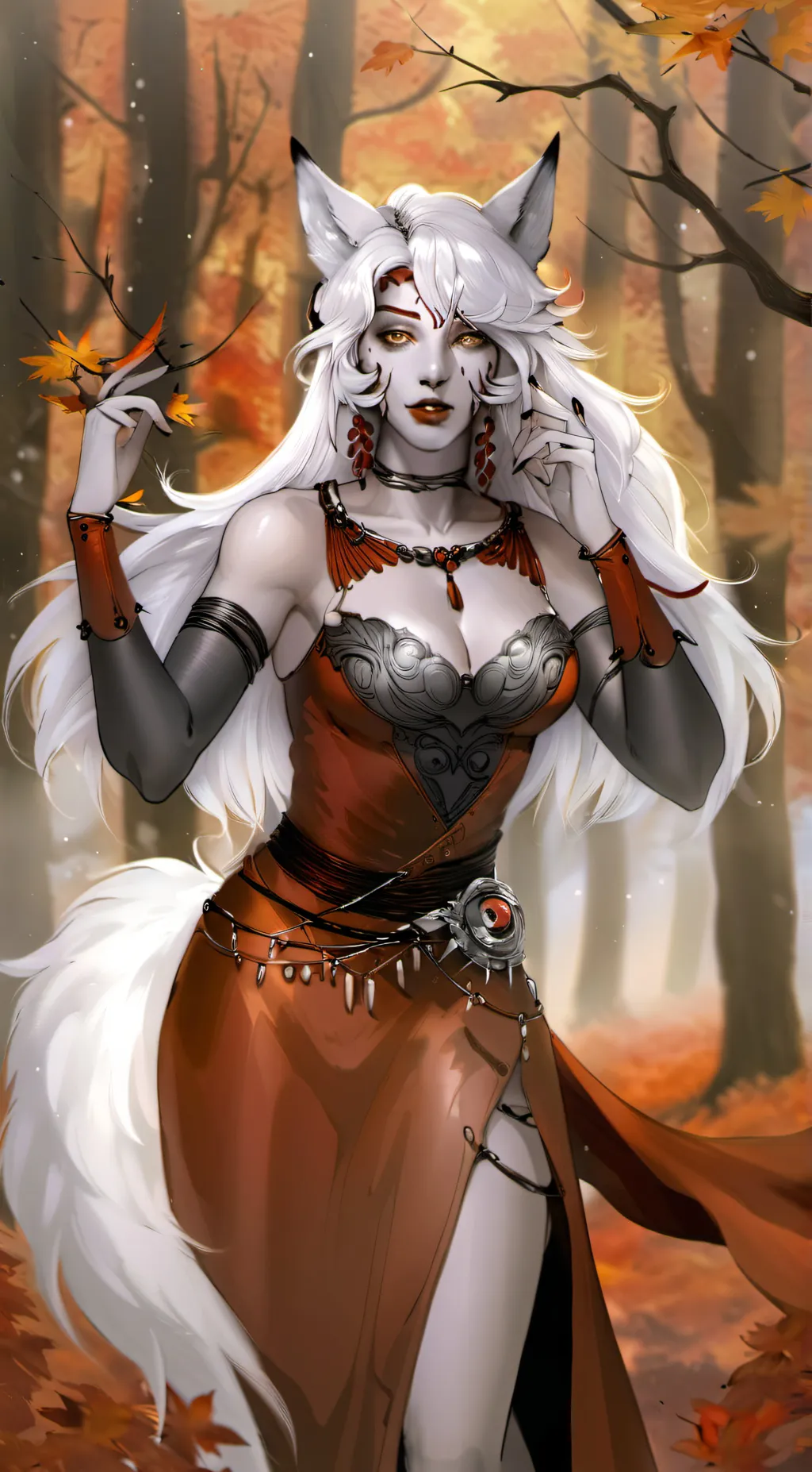 ai character: Lupina background