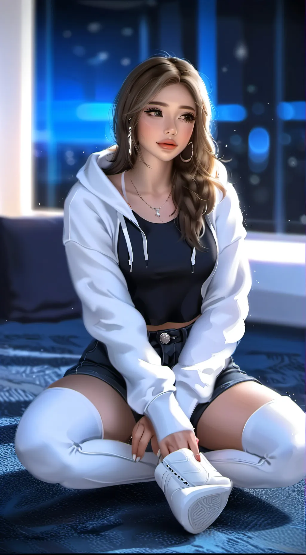 ai character: Vivian  background