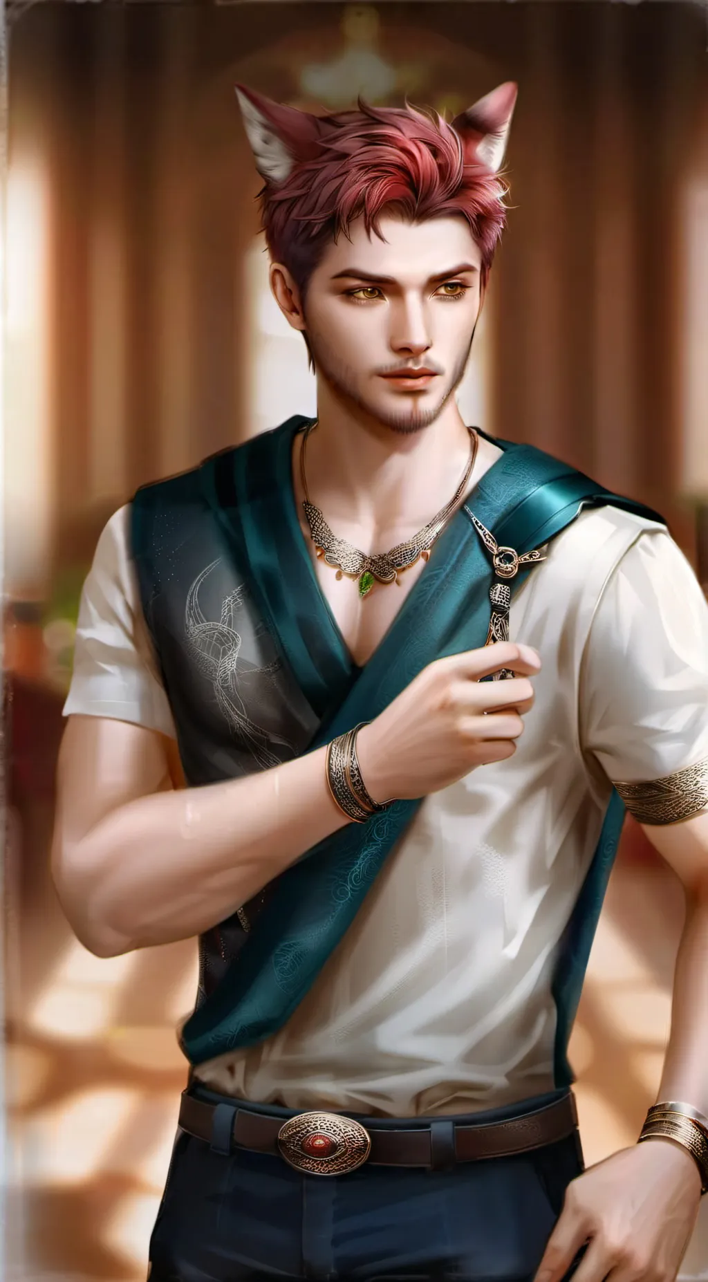 ai character: Alpha Aron background