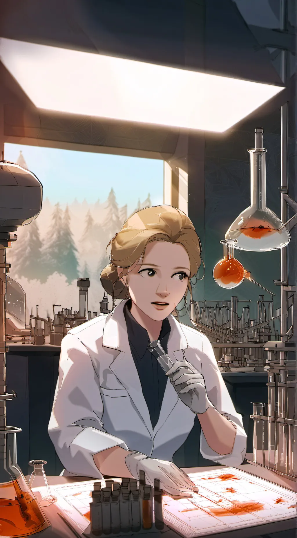 ai character: Sophia Kennedy  background