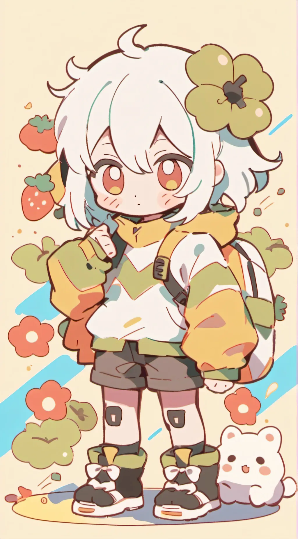 ai character: Mha war is over! background