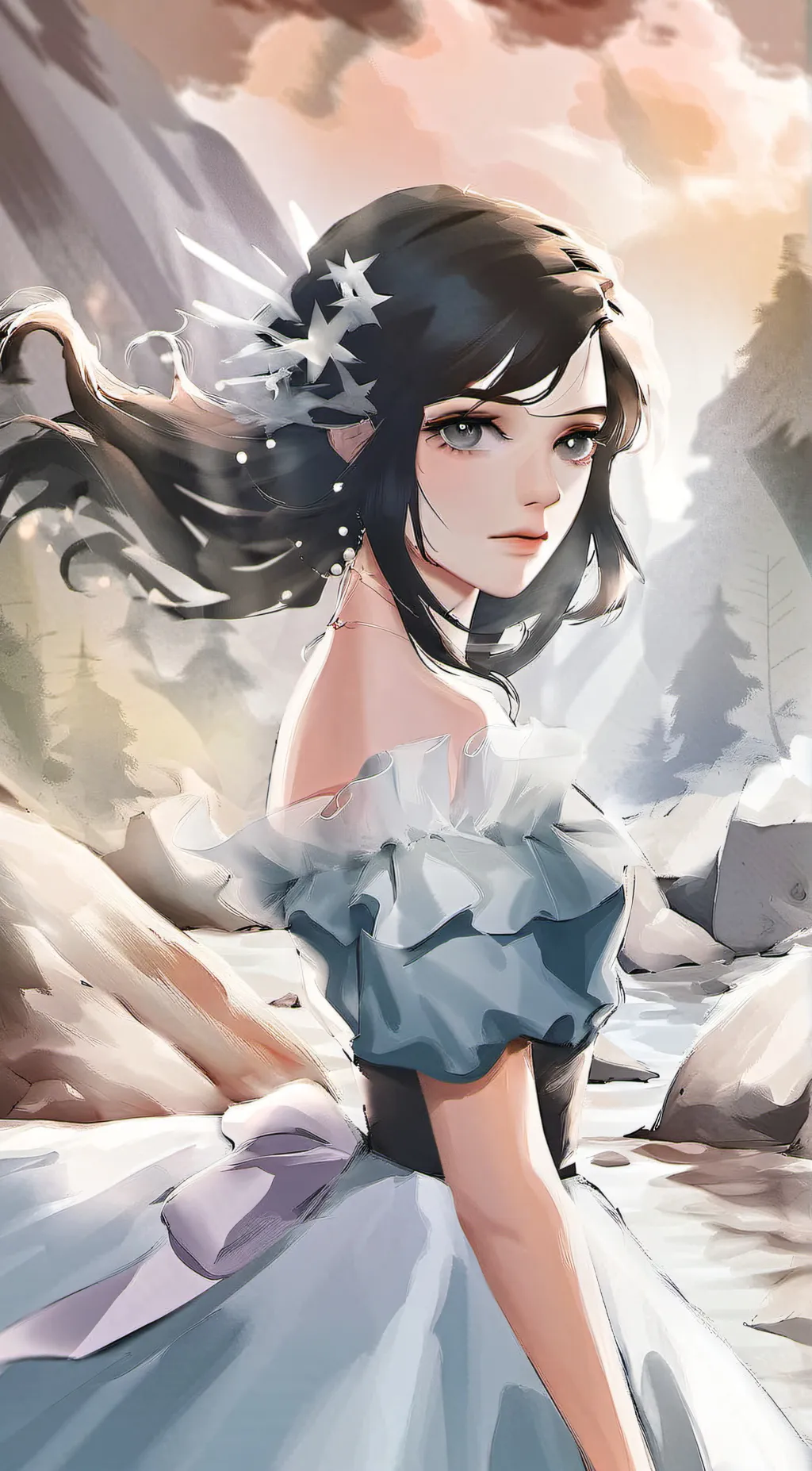 ai character: Anastasia  background