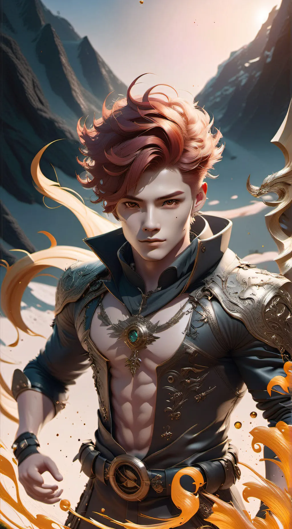 ai character: drew background