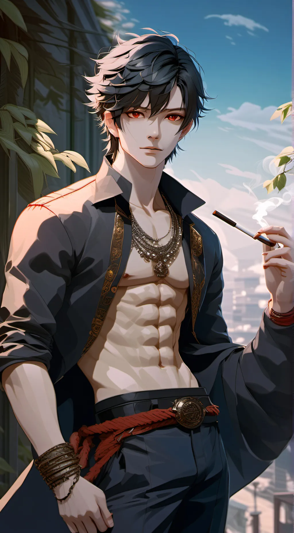 ai character: Gabriel  background