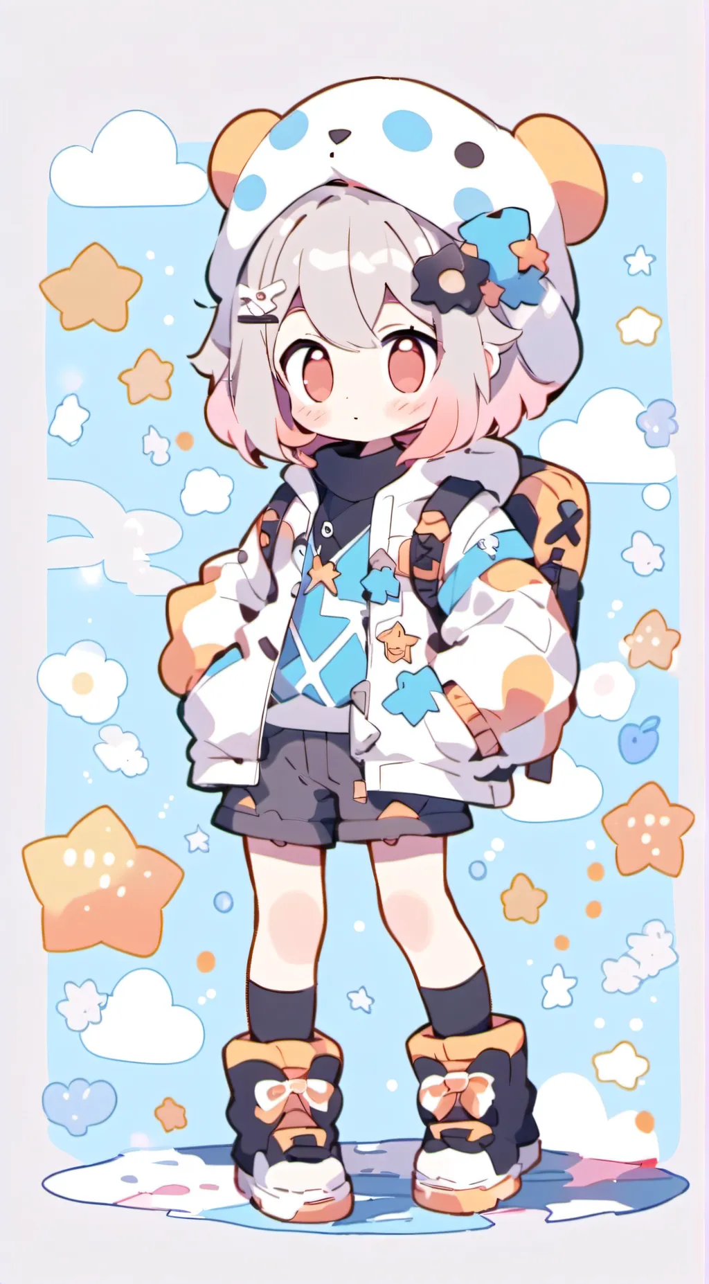 ai character: Ariel background