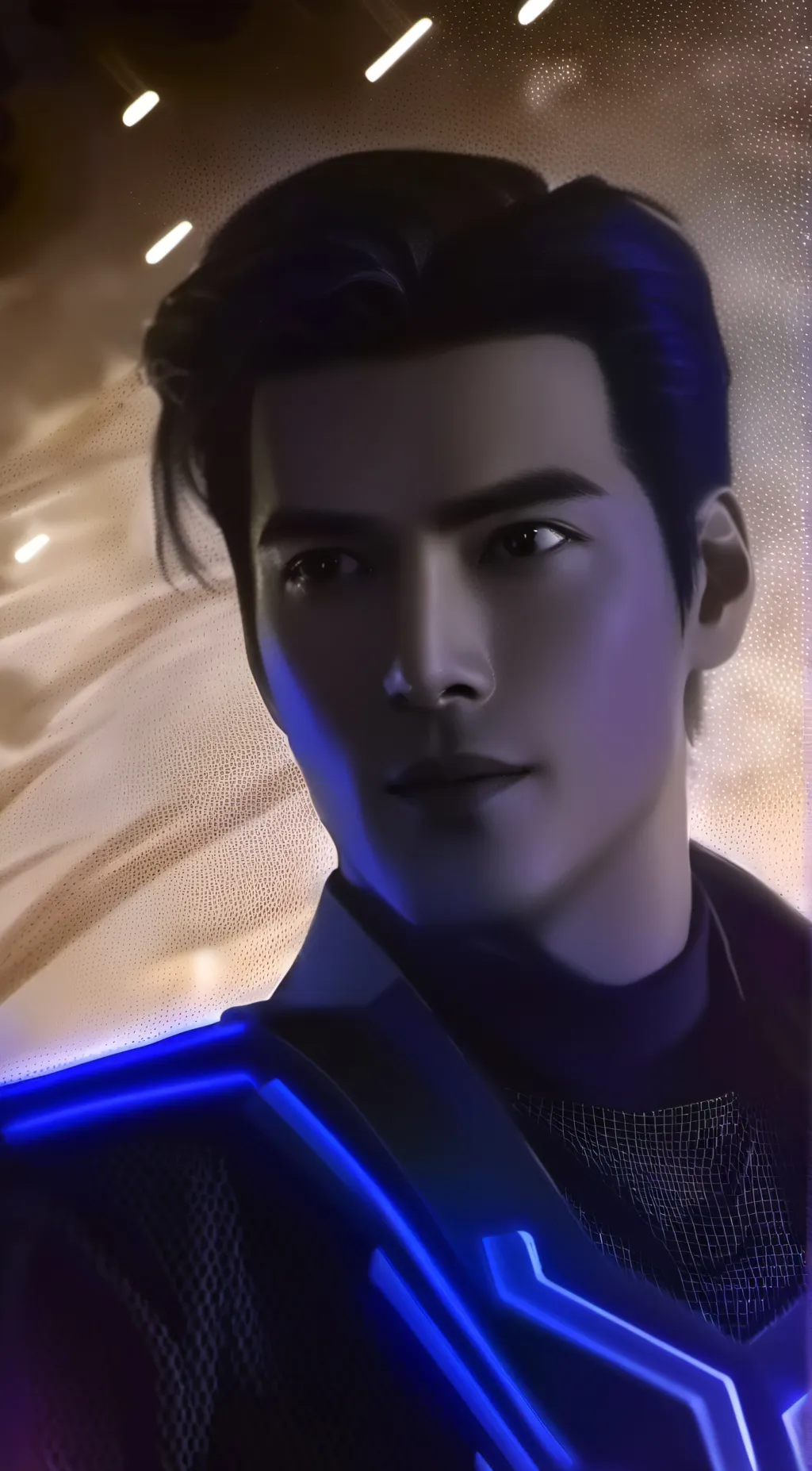 ai character: hi  background