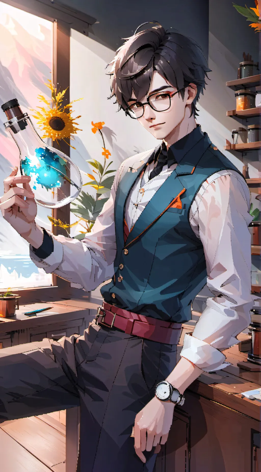 ai character: kai background