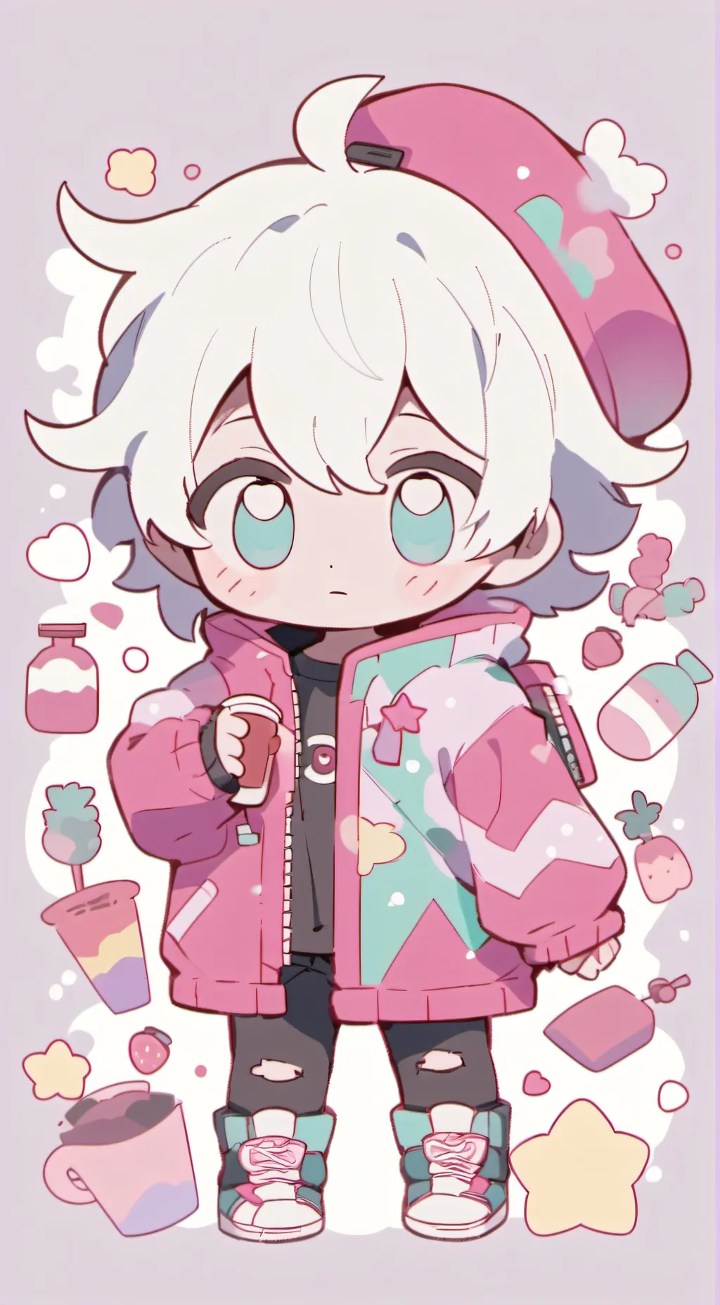 ai character: ksi background