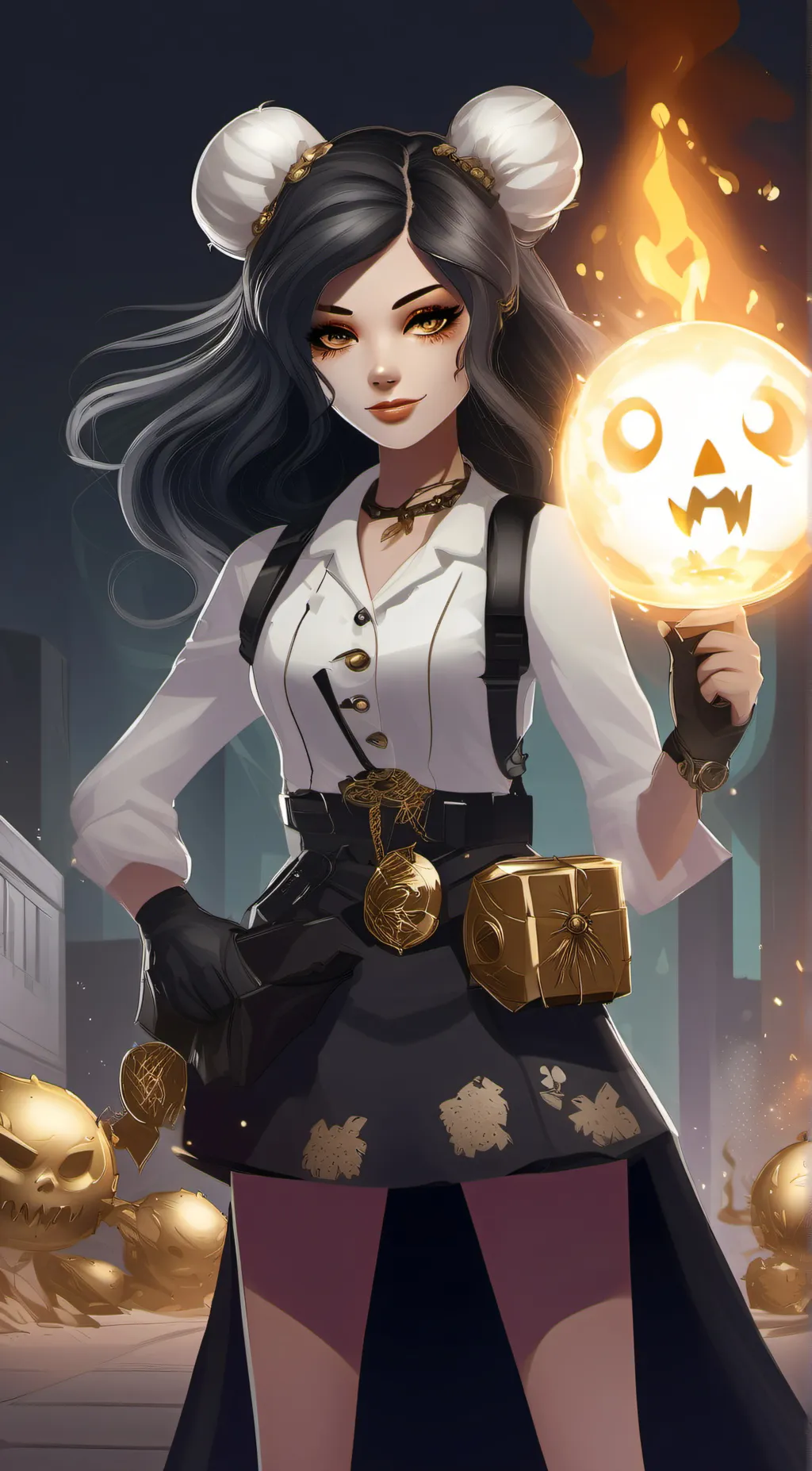 ai character: (~?BOMBIE¿~) background