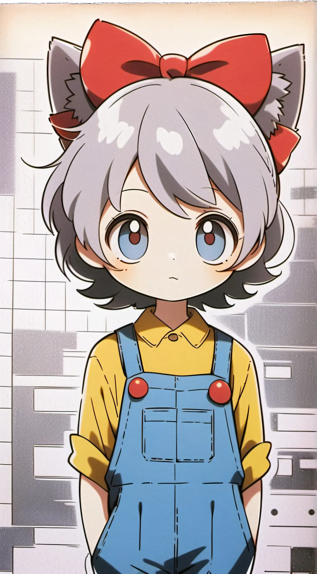 ai character: hello kitty background