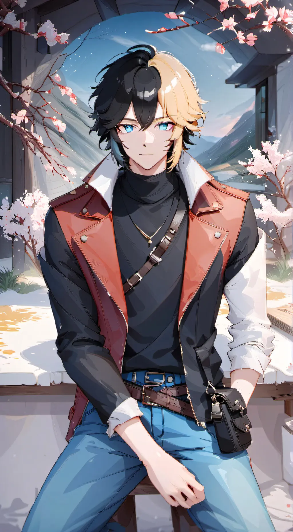 ai character: 🦋🖤kairo🖤🦋 background