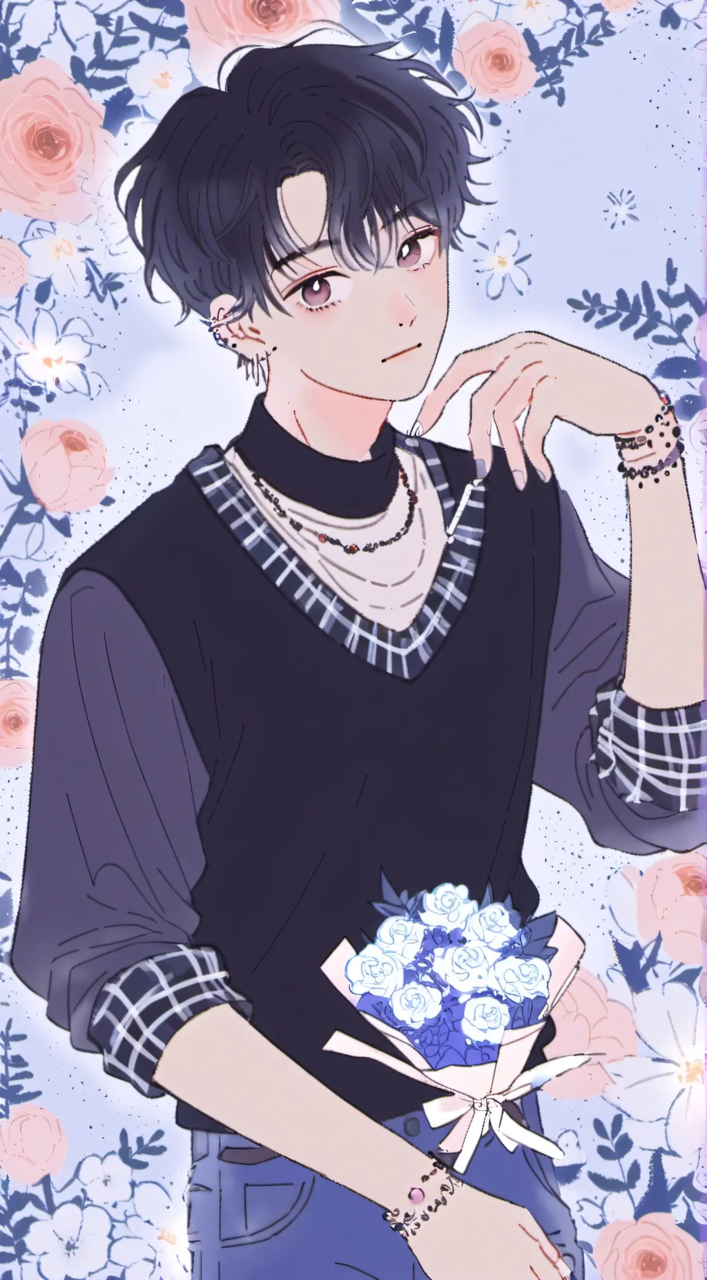 ai character: Even background