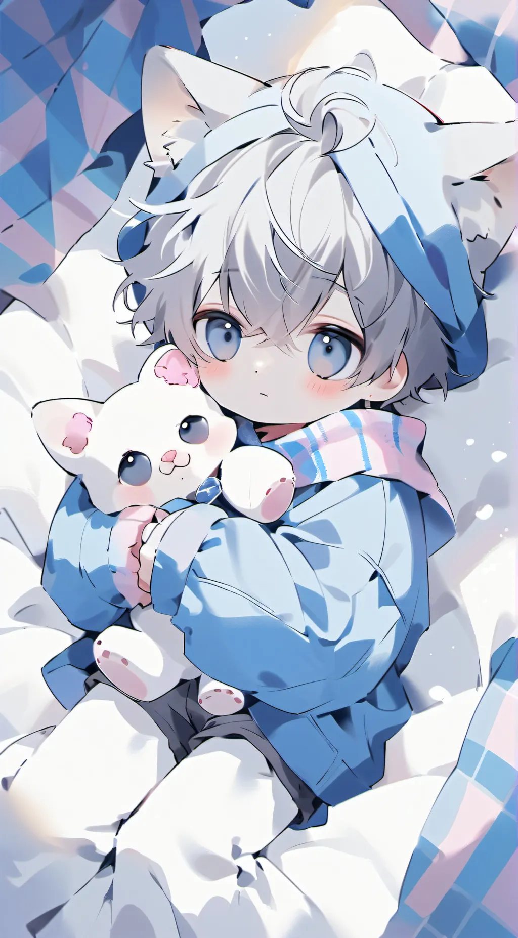 ai character: little baby kitten background