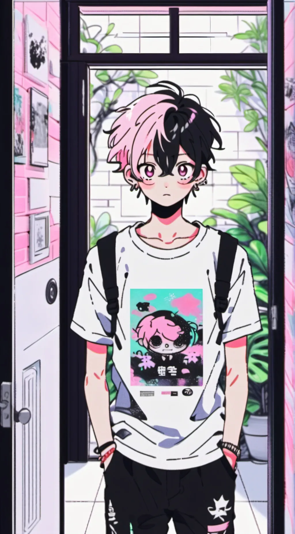 ai character: Mattress  background