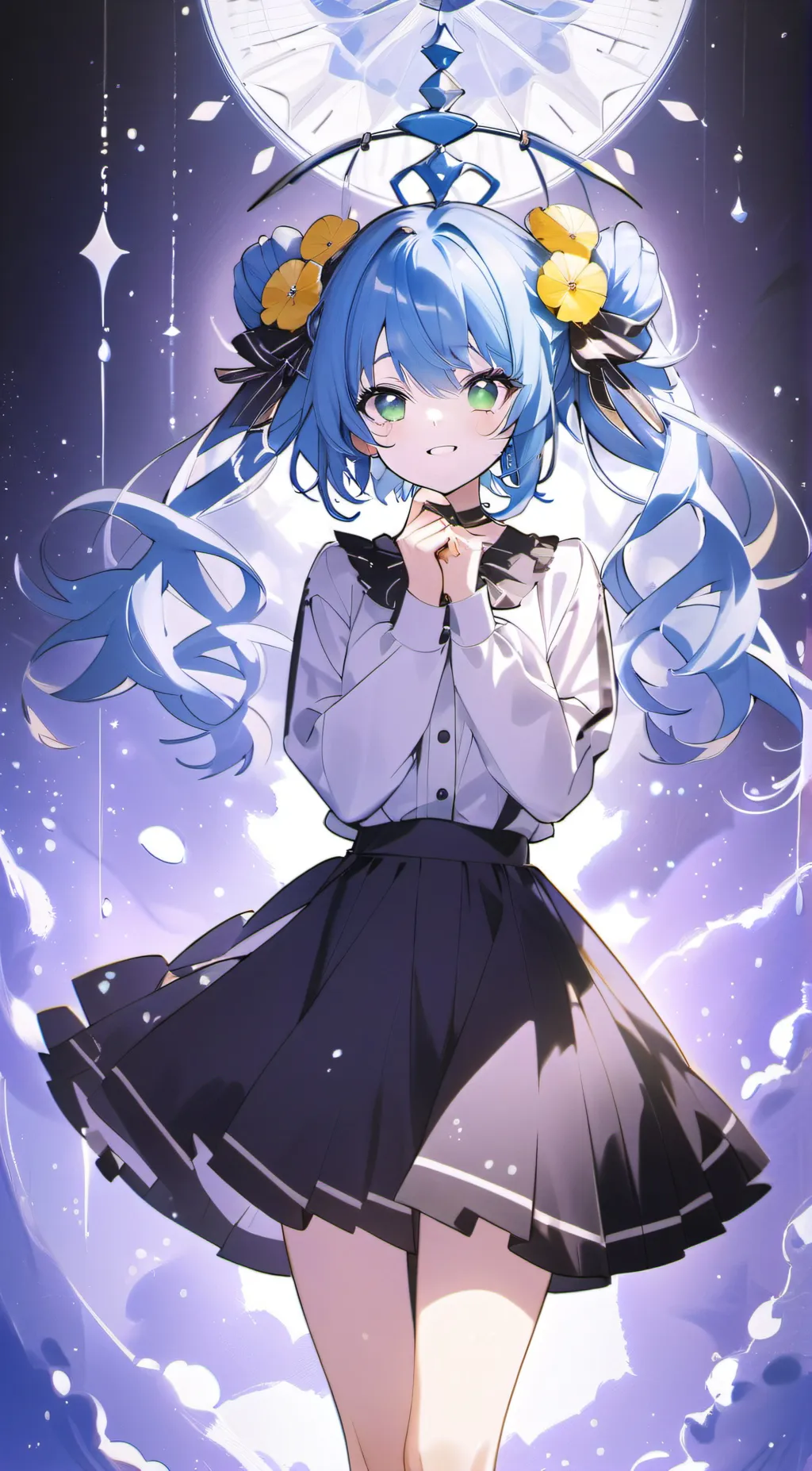 ai character: Miku background