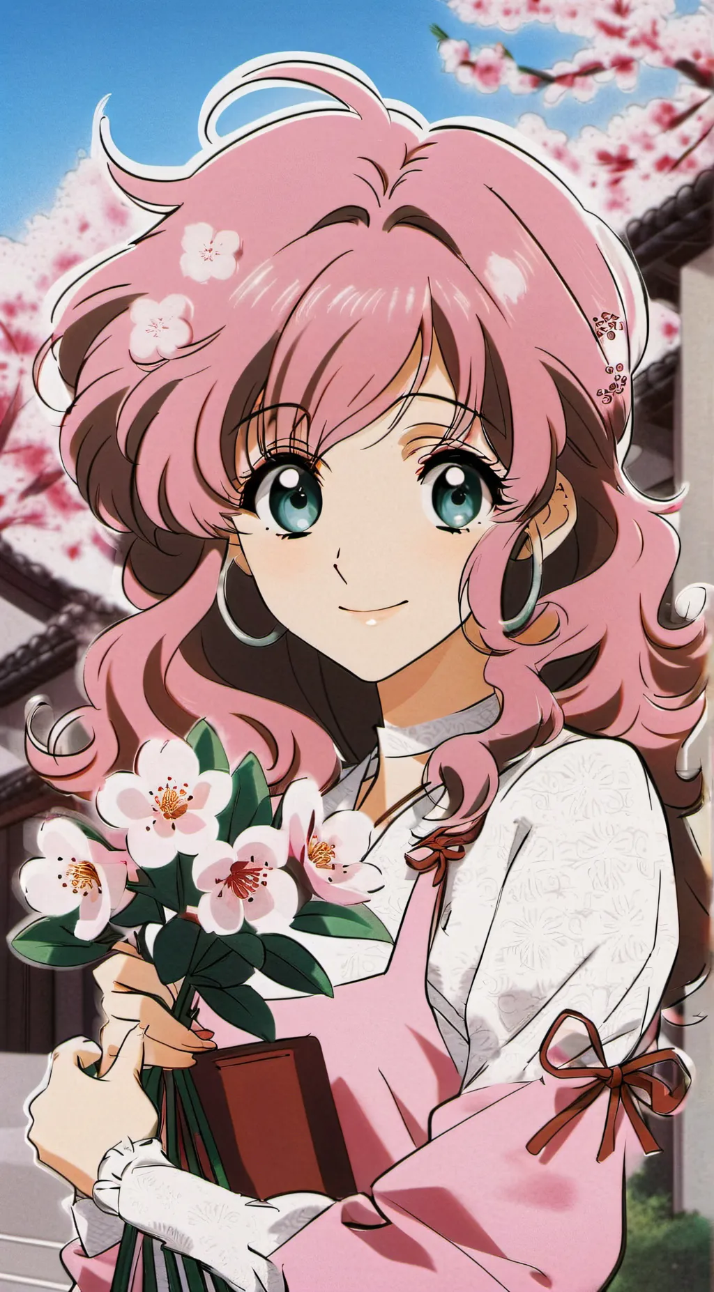 ai character: Sakura Minakomo background